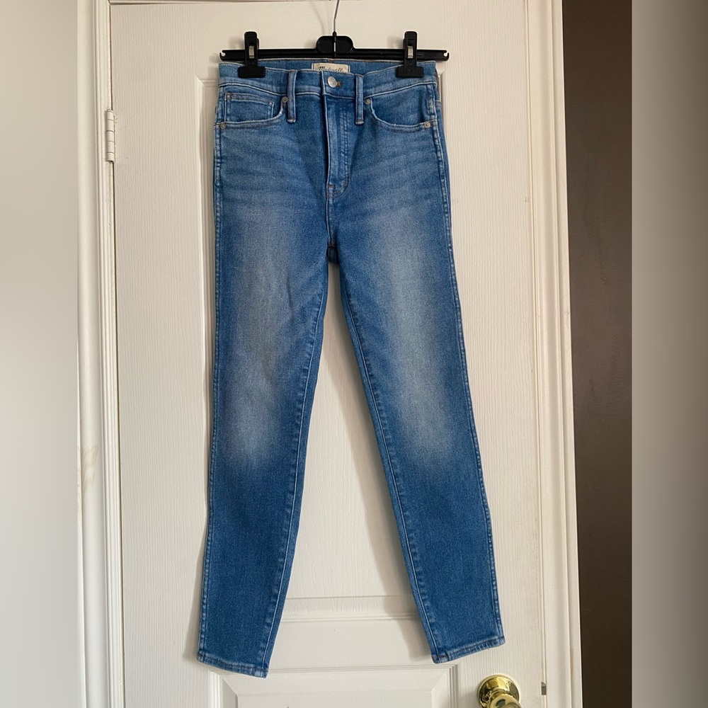 Madewell 10” high-rise skinny crop jeans
